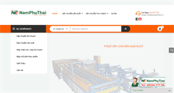 Desktop Screenshot of namphuthai.com